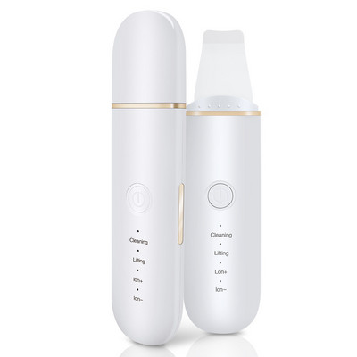 Ultrahangos bőrradír Beauty Face Spatula Arcmasszírozó Mitesszer eltávolító Face Lift gép Mély bőrtisztító pórustisztító