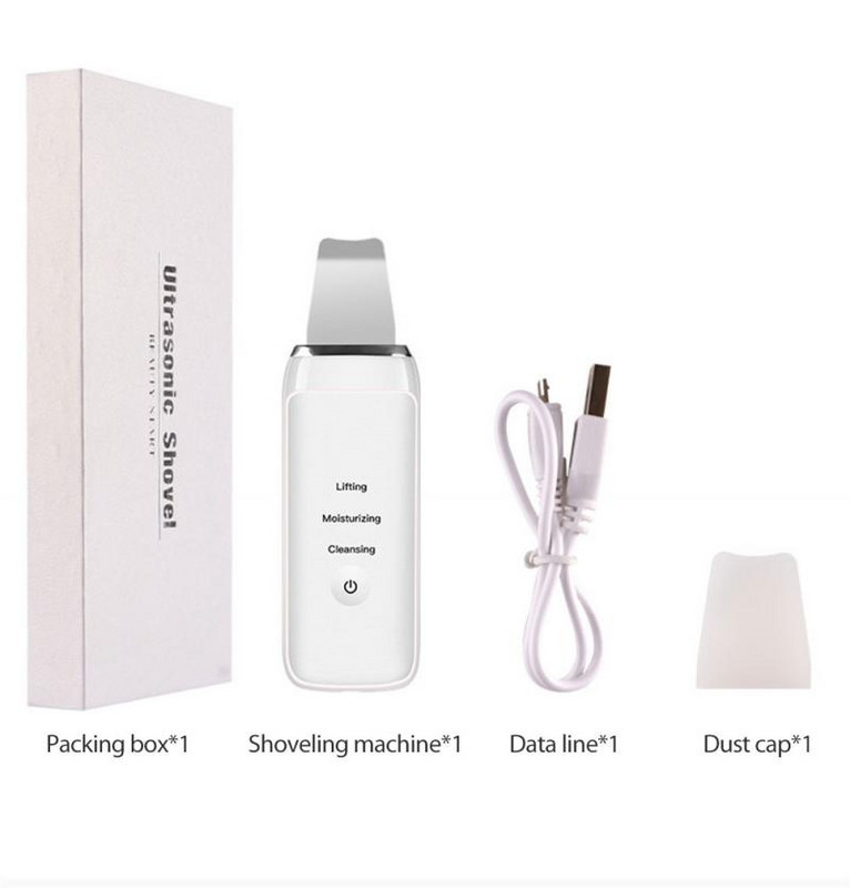 Ultrahangos arctisztító bőrradír arctisztító bőrradír mitesszer eltávolító pórustisztító USB arctisztító eszköz