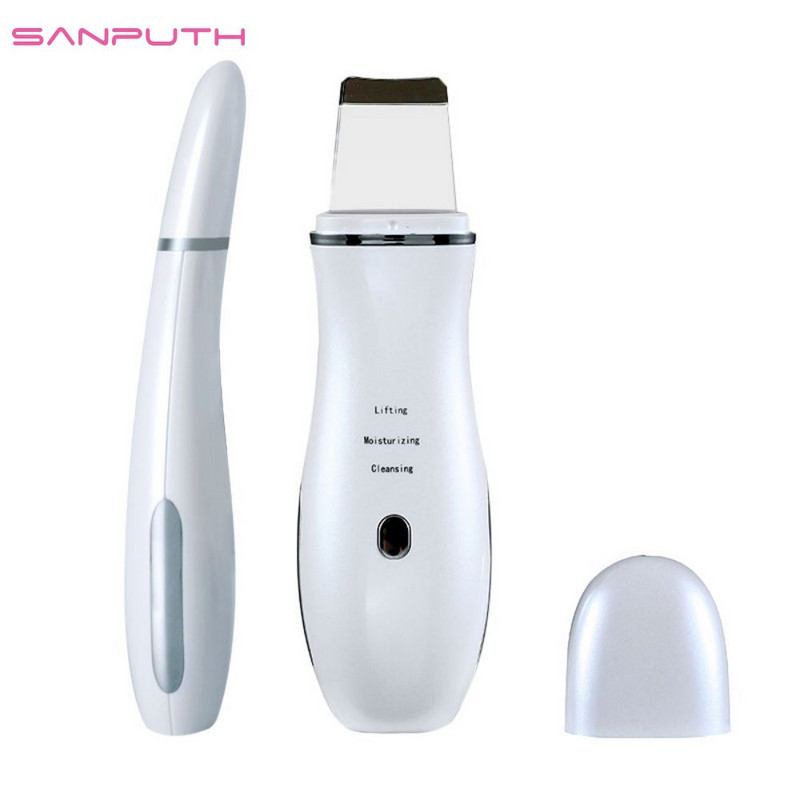 Ultrazvučni čistač kože Čistač pora lica Sredstvo za uklanjanje mitisera EMS Masažer za lice Četka za čišćenje lica Alati za njegu kože
