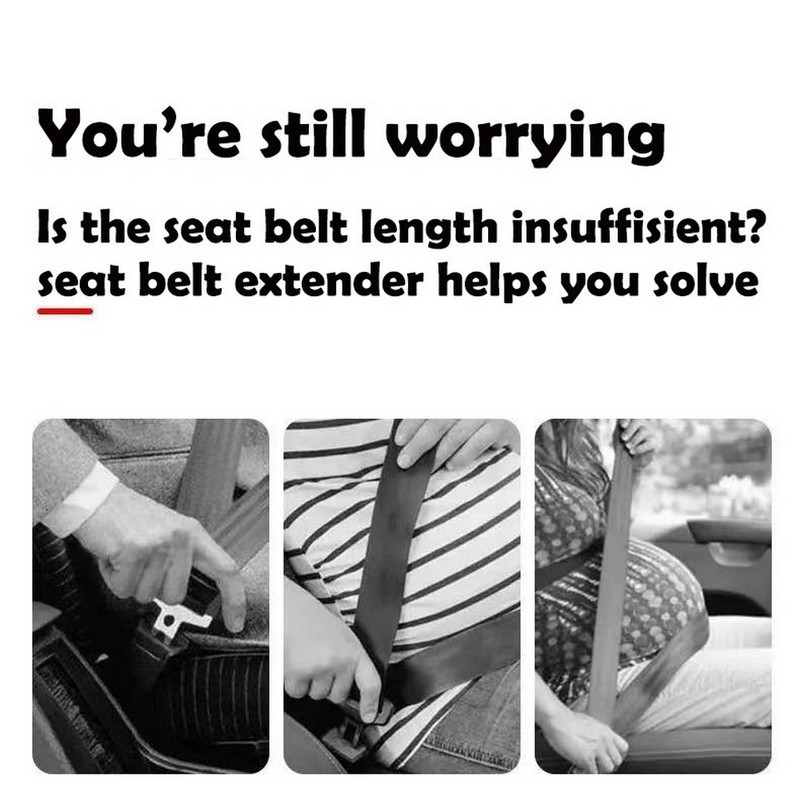 Autós biztonsági hosszabbító csat-hosszabbító kapocs betét dugókapocs BMW Audi Mercedes Benz Tesla Volvohoz Minden autóhoz alkalmazható