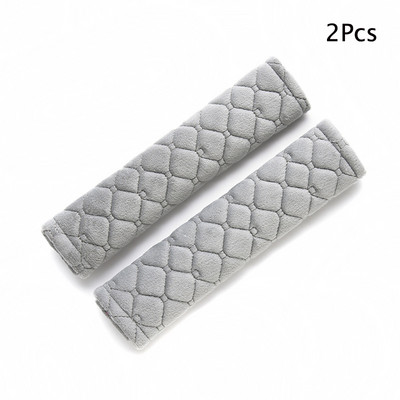 Husă moale pentru centură de siguranță pentru mașină Tampă de protecție pentru umăr caldă de pluș Protecție universală pentru umăr Decorare Accesorii pentru mașină Drăguț