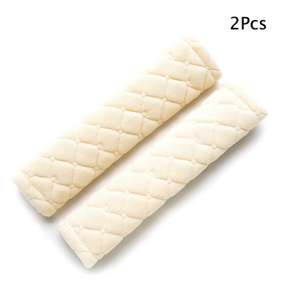 Husă moale pentru centură de siguranță pentru mașină Tampă de protecție pentru umăr caldă de pluș Protecție universală pentru umăr Decorare Accesorii pentru mașină Drăguț