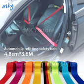 Univerzális 3,6 méteres autós biztonsági öv erősíti a biztonsági övet Versenyautó Módosított ülések Biztonsági övek Hevederek Szabványos minősítésű 3C