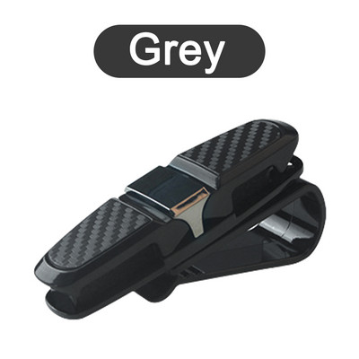 1/2 ΤΕΜ. Θήκη γυαλιών για αντηλιακό αυτοκινήτου ,Κλιπ γυαλιών ηλίου Θήκη εισιτηρίου κάρτας Γυαλιά Γυαλιά Fastener Κλιπ γυαλιών ηλίου από ανθρακονήματα