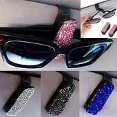 Autó Jármű Napvédő Napszemüvegek Szemüvegek Szemüvegek Kártyajegytartó Autótartozékokhoz Napszemüvegtartó Estuche gafas