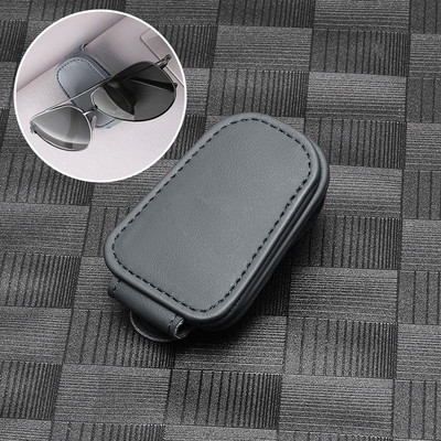 Θήκη γυαλιών αυτοκινήτου Auto Sun Visor Θήκη γυαλιών ηλίου Κλιπ κάρτας θήκης εισιτηρίου Universal Πολλαπλών λειτουργιών Αξεσουάρ αυτοκινήτου