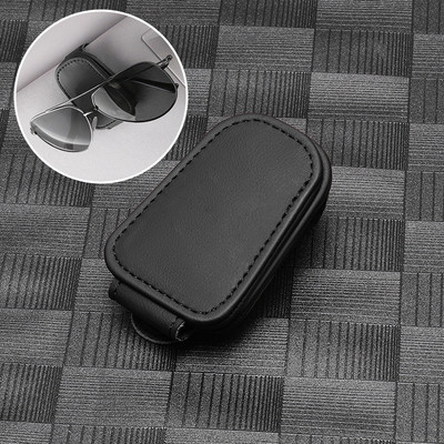 Θήκη γυαλιών αυτοκινήτου Auto Sun Visor Θήκη γυαλιών ηλίου Κλιπ κάρτας θήκης εισιτηρίου Universal Πολλαπλών λειτουργιών Αξεσουάρ αυτοκινήτου