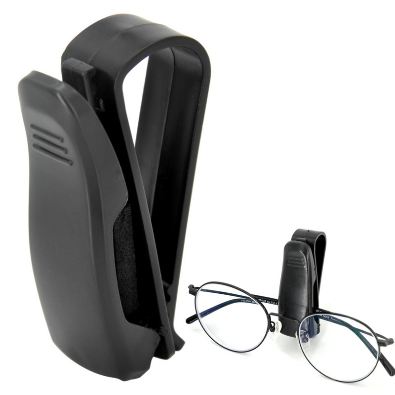 Universalūs automobiliniai apsauginiai skydeliai nuo saulės, dėžutė, akiniai nuo saulės.