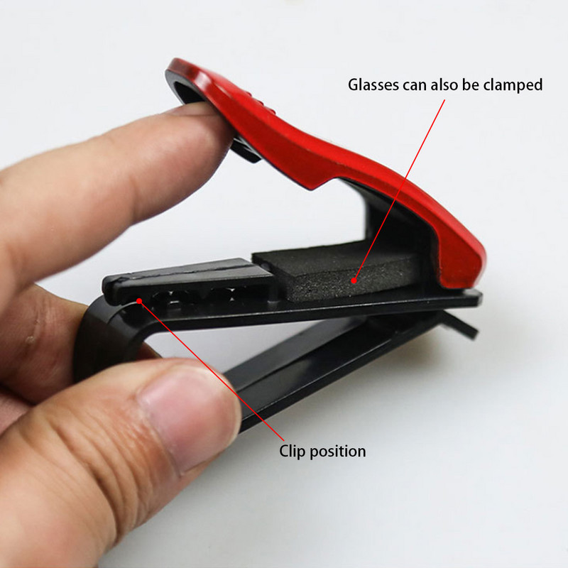 Μίνι θήκη γυαλιών αυτοκινήτου Κλιπ αποθήκευσης γυαλιών για Bmw Audi Organize Αξεσουάρ Wood Grain Auto Ticket Θήκη για γυαλιά ηλίου