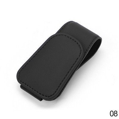 Universal Car Auto Sun Visor Glasses Box Γυαλιά ηλίου Κλιπ κάρτα εισιτηρίων Θήκη στυλό Γυαλιά Αξεσουάρ αυτοκινήτου