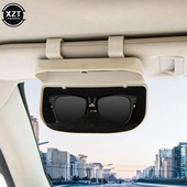 Automašīnu briļļu futrālis saulesbrilles glabāšanas kaste 3 krāsas Auto salona aksesuāri Briļļu turētājs Saulessargs Automašīnas 39mm biezums