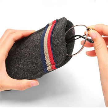 Чанта за органайзер за слънчеви очила за кола Държач за очила Щипка за съхранение на очила за Audi Bmw Auto Interior Организирайте държач за слънчеви очила за кола