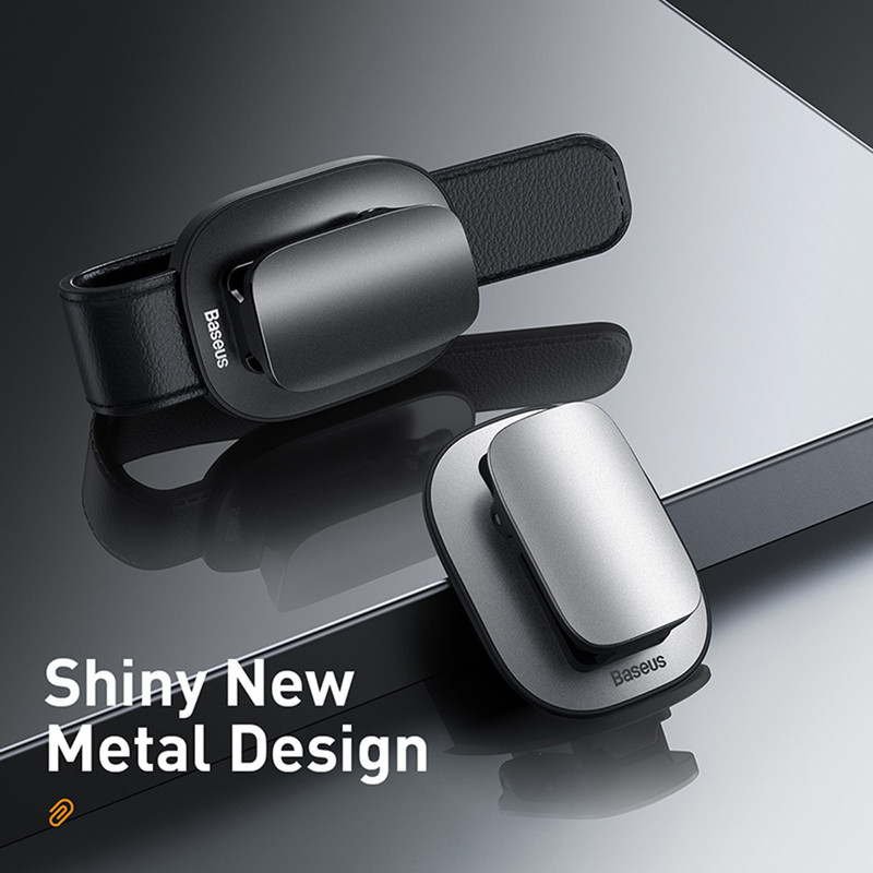 „Baseus“ automobilių akinių dėklas, automatinis saulės skydelis, akinių laikiklis, prisegamas kortelės bilietų laikiklis, rašiklio dėklas, spaustuko dėžutė, universalūs priedai