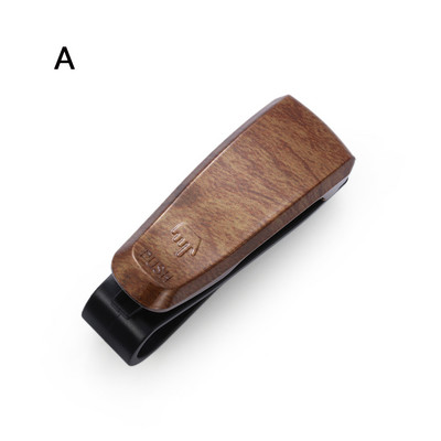 1 τεμ. Wood Grain Glasses Case Atuo Car Accessories ABS Γυαλιά ηλίου Γυαλιά Οράσεως Γυαλιά Βάση Auto Fastener Κλιπ εισιτηρίου