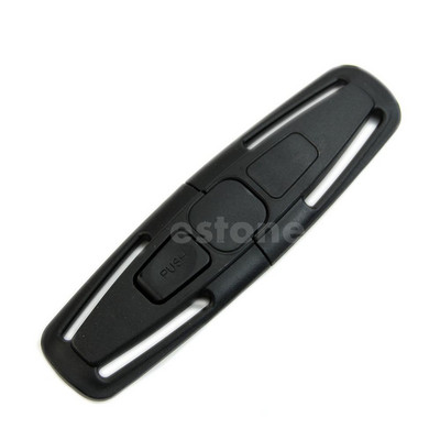 Izdržljiva crna sigurnosna traka za sigurnosno sjedalo za automobil, pojas, pojas, prsa, dječja kopča, sigurna kopča 1 kom