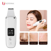 Υπερηχητικό Skin Scrubber Spatula Face Massager Dead Skin Αφαίρεση μαύρων στιγμάτων Face Peeling Lifting