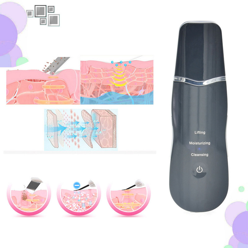 Ultrazvučni stroj za dubinsko čišćenje lica Čistač kože Čistač za uklanjanje mrtve kože Odstranjivanje prljavštine Miteseri Smanjenje bora Mrlje Njega lica