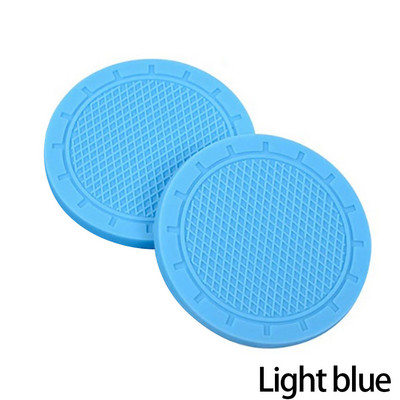 2PCS Auto krūzīšu turētājs Paliktnis Mīksts Gumijas Paliktnis Automašīnu paliktnis Ūdens Pudeļu Turētājs Pretslīdes Paklājiņš Automašīnas Piederumi Auto sīkrīki