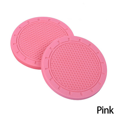 2PCS Auto krūzīšu turētājs Paliktnis Mīksts Gumijas Paliktnis Automašīnu paliktnis Ūdens Pudeļu Turētājs Pretslīdes Paklājiņš Automašīnas Piederumi Auto sīkrīki