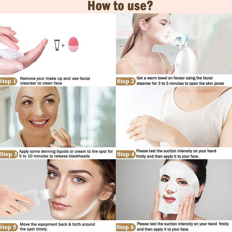 Ultrahangos bőrradír vibrációs arc spatula mitesszer eltávolító arcradír lapát Tiszta kavitációs peeling arc lifting
