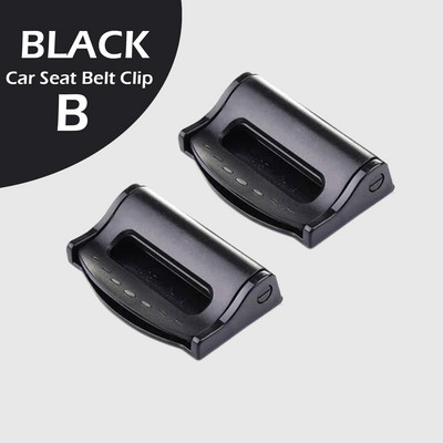 1 pereche limitator de centură de siguranță reglabil pentru mașină, centură de siguranță universală de 53 mm, accesorii de culoare fixă, reglare anti-alunecare, clemă de cataramă pentru mașină