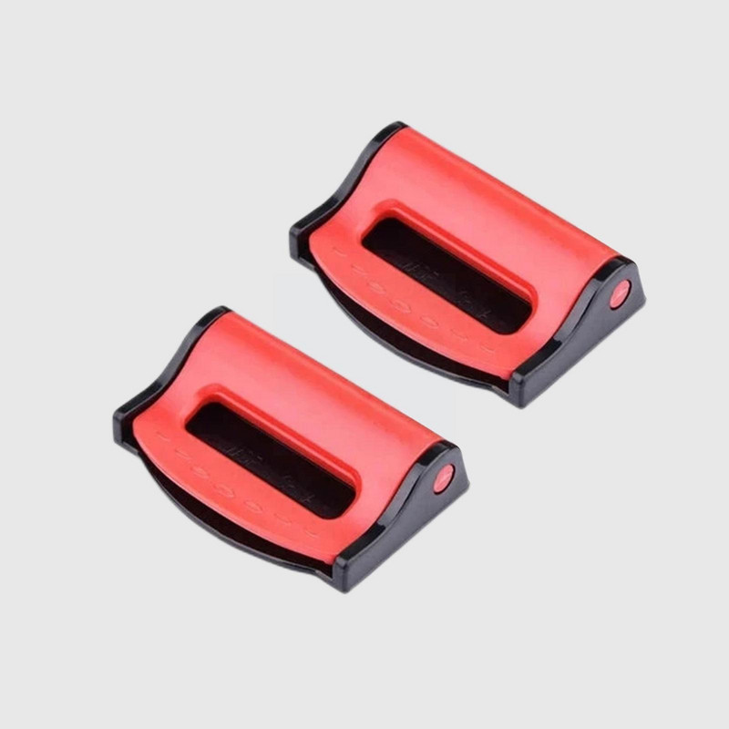 1 pereche limitator de centură de siguranță reglabil pentru mașină, centură de siguranță universală de 53 mm, accesorii de culoare fixă, reglare anti-alunecare, clemă de cataramă pentru mașină