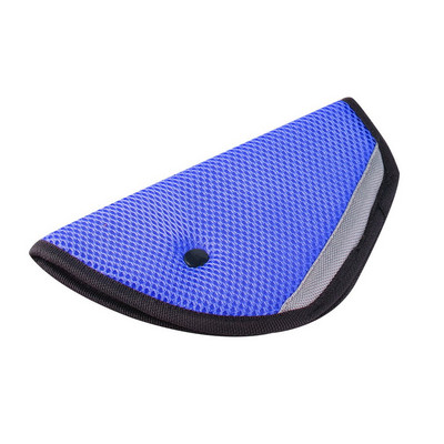 Gyerekeknek autóban biztonságosan illeszkedő biztonsági öv-állító bababiztonsági háromszög Erős eszközvédő pozícionáló kocsik intim kiegészítők