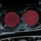 4 bucăți din silicon anti-alunecare pentru panza de apă pentru mașină Covoraș creativ din pânză de păianjen pentru suport pentru sticle Coaster interior auto Suporturi pentru pahare antiderapante