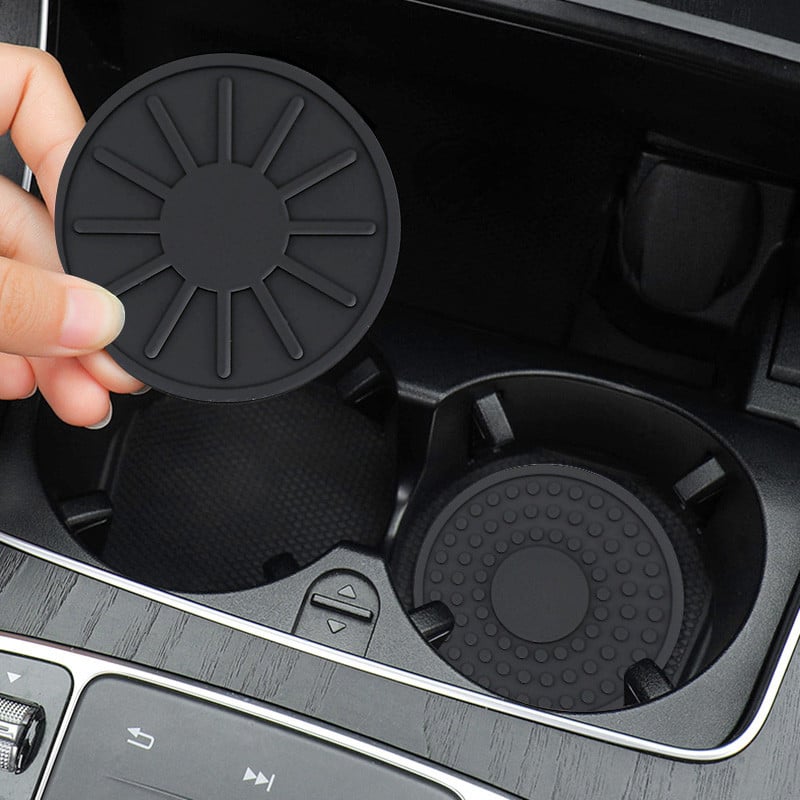 4 bucăți din silicon anti-alunecare pentru panza de apă pentru mașină Covoraș creativ din pânză de păianjen pentru suport pentru sticle Coaster interior auto Suporturi pentru pahare antiderapante