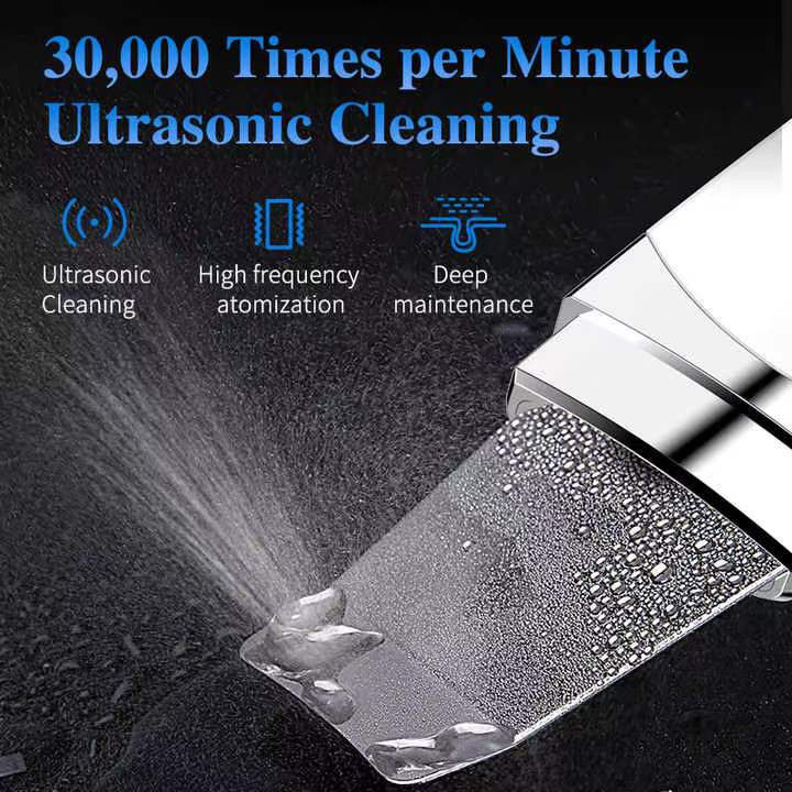 Ultrahangos bőrradír peeling mitesszer eltávolító mély arctisztító ultrahangos ionos pórustisztító arclapátos arctisztító