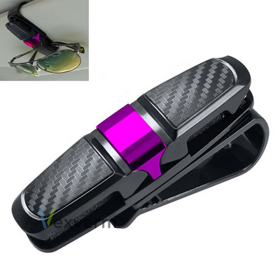 Θήκη γυαλιών αυτοκινήτου Φορητή κάρτα εισιτηρίου Σφιγκτήρας ηλίου αυτοκινήτου Κλιπ γυαλιών ηλίου ABS Θήκη γυαλιών γυαλιών θήκη αυτοκινήτου Αξεσουάρ αυτοκινήτου