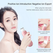 Ultrahangos bőrradír mély arctisztító gép peeling lapát arc pórustisztító arcbőrradír lifting gép