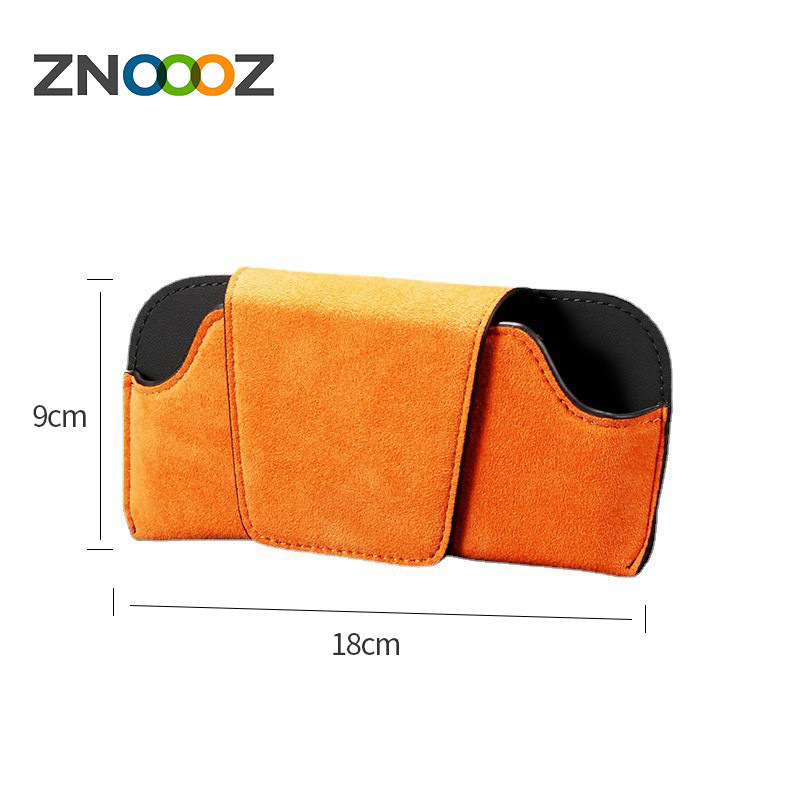ZNOOOZ 1PC szemüveg tartó Mágneses autós napellenző szemüveg tok rendező szemüveg doboz tartó szemüveg napernyő autós szemüvegtartó