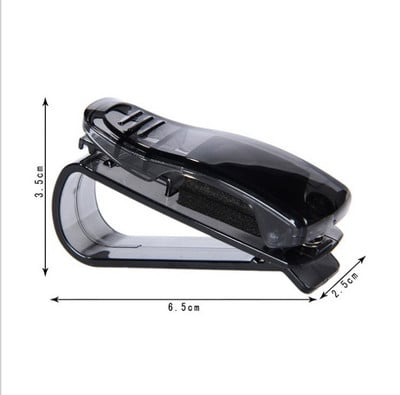 Universal Car Sun Visor Γυαλιά στερέωσης κλιπ για γυαλιά ηλίου Γυαλιά ηλίου Κάρτα εισιτηρίων πολλαπλών λειτουργιών αυτοκινήτου Εσωτερικό αυτοκινήτου Stylin