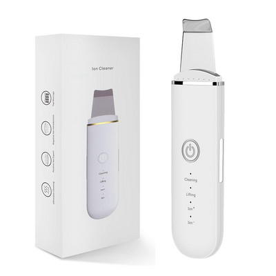 Ultrahangos bőrradír Beauty Instrument mitesszer eltávolító lapát Deep Clean arcmasszírozó kaparó peeling arc lifting