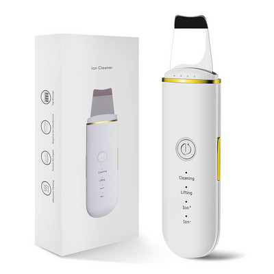 Ultrahangos bőrradír Beauty Instrument mitesszer eltávolító lapát Deep Clean arcmasszírozó kaparó peeling arc lifting