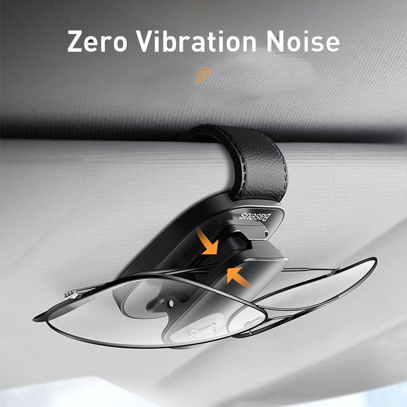 Suport pentru ochelari pentru mașină Baseus Clip de depozitare pentru ochelari pentru Audi Bmw Accesorii pentru organizarea interioară a auto Suport ochelari de soare pentru mașină