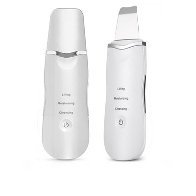 Φορητό ιοντικό υπερήχων Facial Spatula Face Peeling Ultrasonic Skin Scrubber