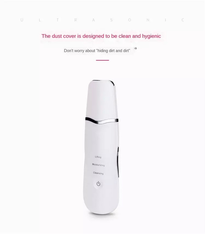 Nešiojamas jonų ultragarsinis veido mentele veido šveitimas ultragarsiniu odos šveitikliu