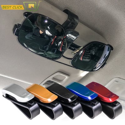 Misima Auto Sun Visor Glasses Fastener Clip Holder for γυαλιά ηλίου Γυαλιά ηλίου Κάρτα εισιτηρίων Universal πολλαπλών λειτουργιών φορητό