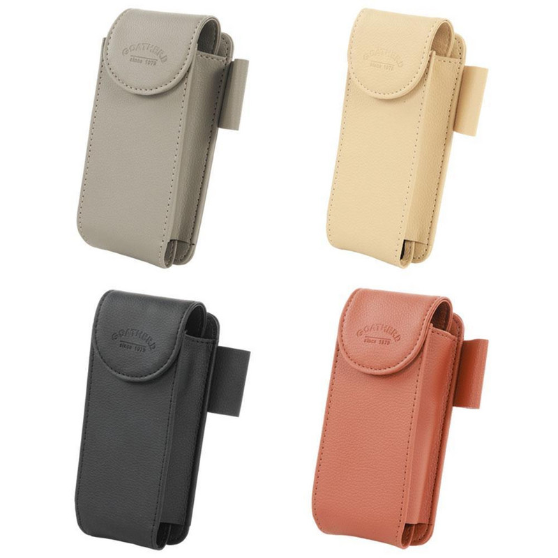 Suport pentru ochelari de soare pentru mașină Cutie de depozitare pentru ochelari pentru ochelari de soare pentru mașină Organizator de carcasă pentru ochelari din piele PU Accesorii interioare auto