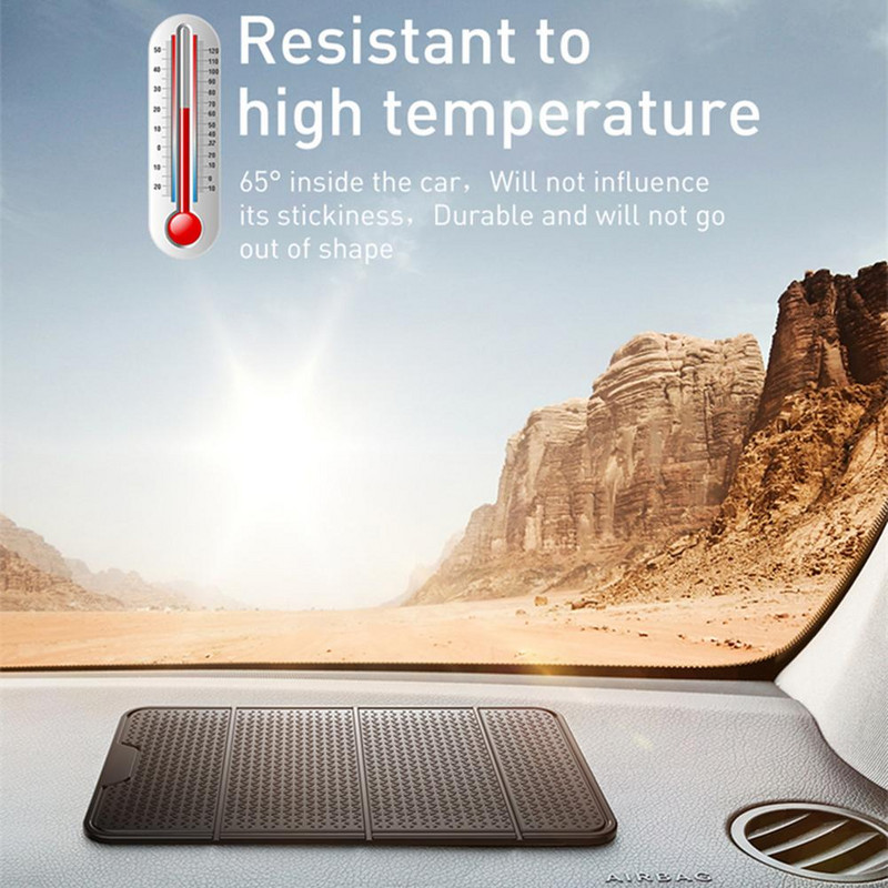 Βάση κινητού τηλεφώνου αυτοκινήτου γενικής χρήσης Αντιολισθητικό μαξιλαράκι σιλικόνης συλλογή μικροαντικειμένων Αντιολισθητικό μαξιλαράκι αυτοκινήτου Πολυλειτουργικό αναδιπλούμενο χαλάκι