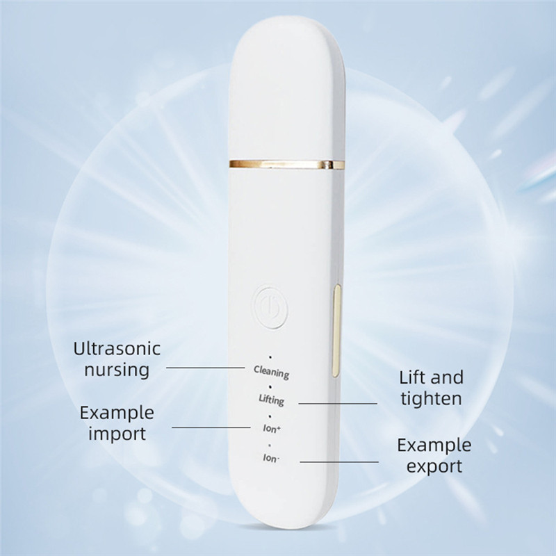 Ultrahangos bőrradír mély arctisztító gép peeling lapát arc pórustisztító arcbőrradír lifting gép