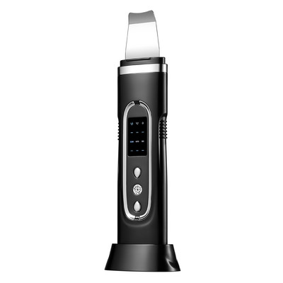 Ultrahangos bőrradír vibrációs arc spatula mitesszer eltávolító arcradír lapát Tiszta kavitációs peeling arc lifting