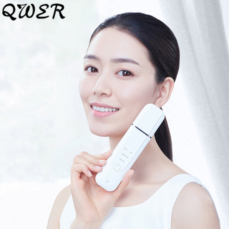 Ultragarsinis joninis veido odos šveitiklis giluminis veido porų valymas pilingas kastuvas Odos priežiūros prietaisas masažuoklis grožio priemonė