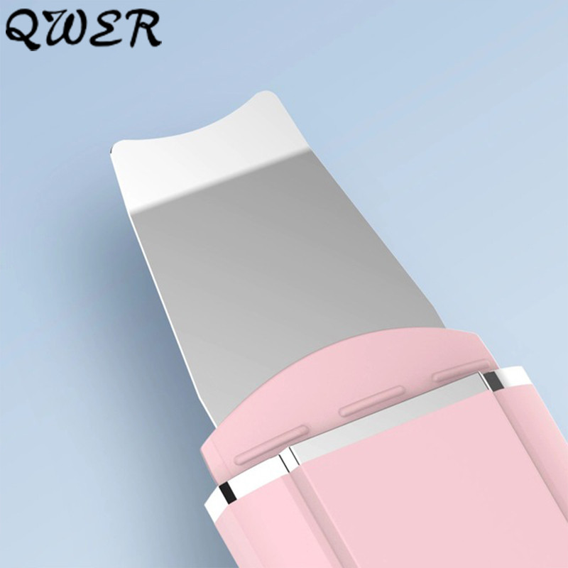 Ultragarsinis joninis veido odos šveitiklis giluminis veido porų valymas pilingas kastuvas Odos priežiūros prietaisas masažuoklis grožio priemonė