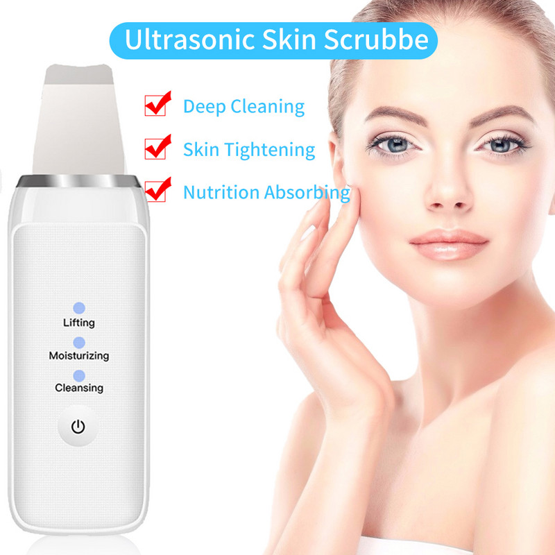 Face Lift gép Arcmasszírozó Kavitációs Peeling Arctisztító Bőrradír Deep Clean Peeling Lapátkaparó