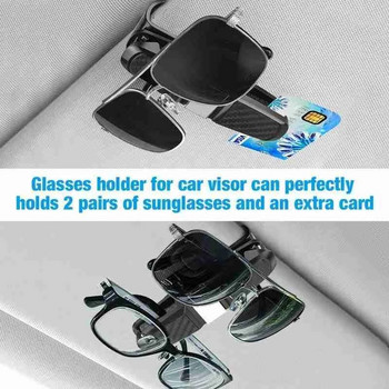 Auto Sun Visor Glasses Fastener Clip Holder for Glasses Sunglasses Κάρτα εισιτηρίου Universal Multi-function Car Εσωτερικό