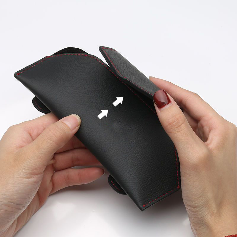 Θήκη γυαλιών αυτοκινήτου Auto Sun Visor Θήκη γυαλιών ηλίου Κλιπ κάρτας Θήκη εισιτηρίου Universal πολλαπλών λειτουργιών αξεσουάρ Αποθήκευση