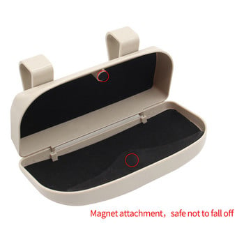 Θήκη αυτοκινήτου για γυαλιά Auto Glasses Holder Magnetic Truck Car Sun Visor Glasses Case Organizer Glasses Box Holder Visor Shade